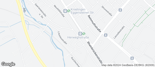 Karte mit Standort von Badische Backstub' F. u. E.Weber GmbH