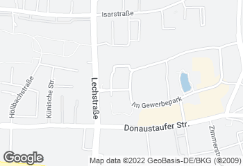 Karte mit Standort von Bäckerei Der Beck GmbH
