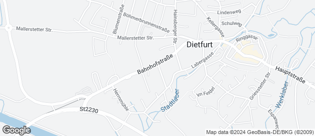 Karte mit Standort von Backstube Wünsche GmbH