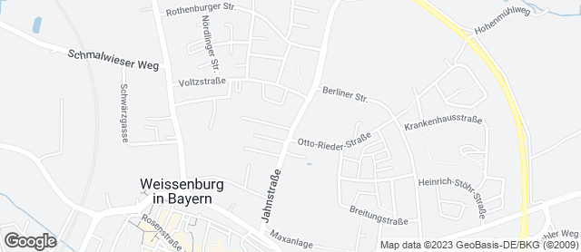 Karte mit Standort von Bäckerei Konditorei Café Herzog