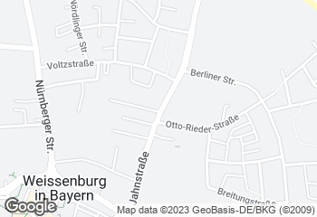 Karte mit Standort von Bäckerei Konditorei Café Herzog