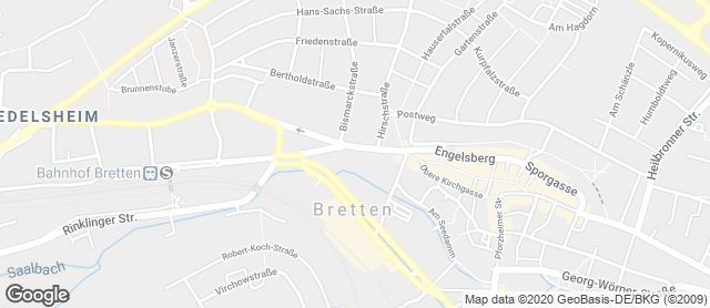 Karte mit Standort von Bäckerei Autenrieth