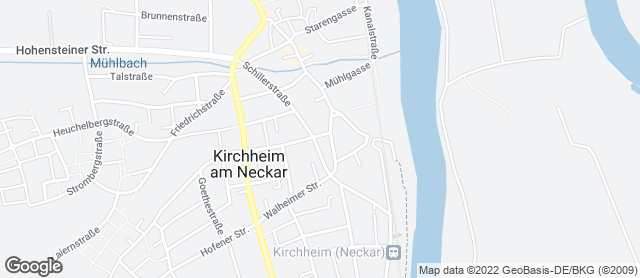 Karte mit Standort von Bäckerei Übele