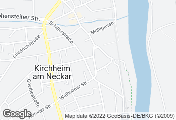 Karte mit Standort von Bäckerei Übele