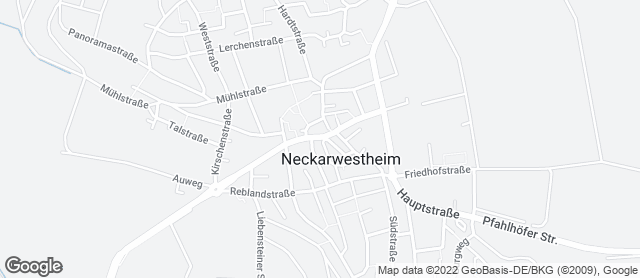 Karte mit Standort von Bäckerei Übele