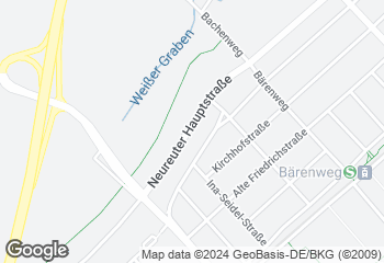 Karte mit Standort von Bäckerei Glutsch