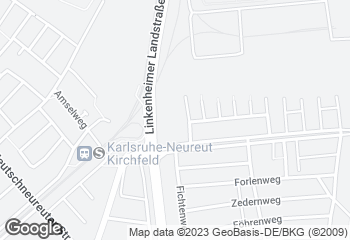 Karte mit Standort von Badische Backstub' F. u. E.Weber GmbH