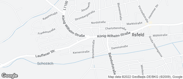 Karte mit Standort von Bäckerei Konditorei Nestel - Ilsfeld Markthalle