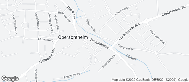 Karte mit Standort von Bäckerei Landbäckerei Glück GmbH