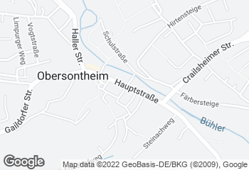 Karte mit Standort von Bäckerei Landbäckerei Glück GmbH
