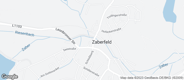 Karte mit Standort von Bäckerei-Konditorei Zöller
