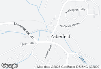 Karte mit Standort von Bäckerei-Konditorei Zöller