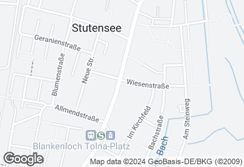 Karte mit Standort von Bäckerei Seeger