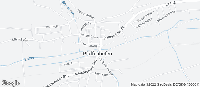 Karte mit Standort von Bäckerei Wahl