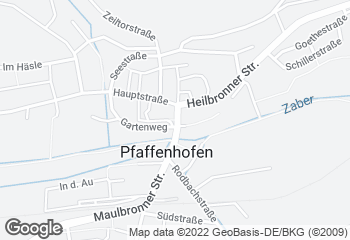 Karte mit Standort von Bäckerei Wahl