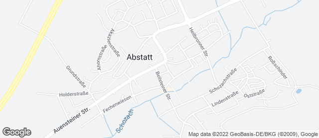 Karte mit Standort von Bäckerei Trunk GmbH