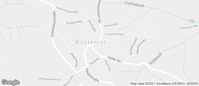 Karte mit Standort von Bäckerei Kern
