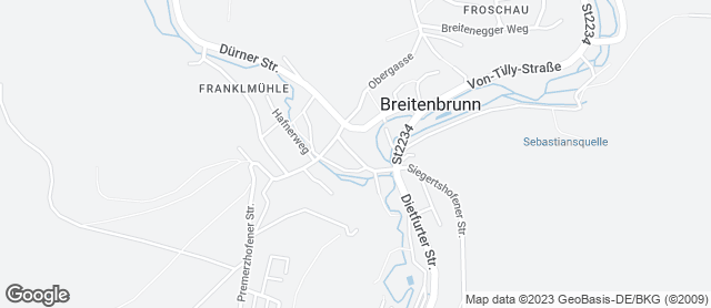 Karte mit Standort von Bäckerei Düring, Inh. Gertraud Straubmeier e. K.