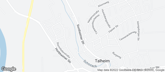 Karte mit Standort von Bäckerei Übele