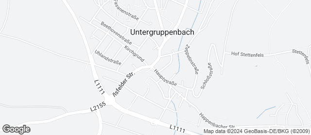 Karte mit Standort von Bäckerei Härdtner - Café Untergruppenbach