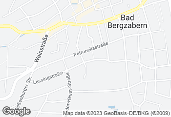 Karte mit Standort von Bäckerei Jordan