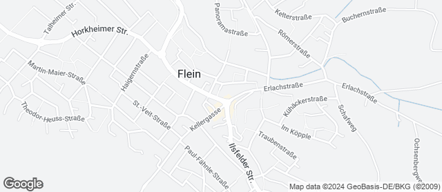 Karte mit Standort von Holzofenbäckerei Mitterer - Filiale Flein