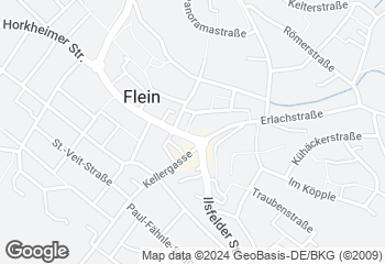 Karte mit Standort von Holzofenbäckerei Mitterer - Filiale Flein