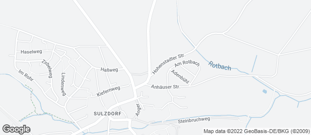 Karte mit Standort von Bäckerei Landbäckerei Glück GmbH