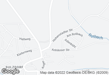 Karte mit Standort von Bäckerei Landbäckerei Glück GmbH