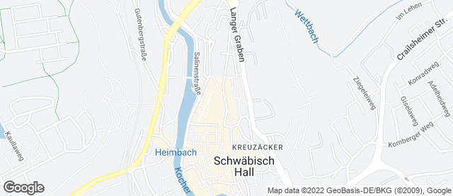 Karte mit Standort von Kretzschmar Ihr Bio-Bäcker