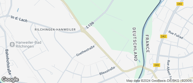 Karte mit Standort von Bäckerei Mischo - Edeka Hanweiler-Rilchingen