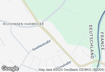 Karte mit Standort von Bäckerei Mischo - Edeka Hanweiler-Rilchingen