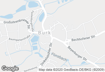 Karte mit Standort von Burker Landbäckerei Beck, Inh. Michael Beck