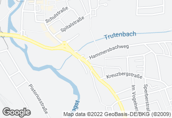 Karte mit Standort von Handwerksbäckerei Mack