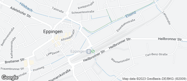 Karte mit Standort von Holzofenbäckerei Mitterer - Filiale im Kaufland Eppingen