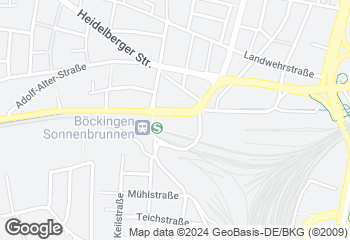 Karte mit Standort von Holzofenbäckerei Mitterer - Filiale im Lidl