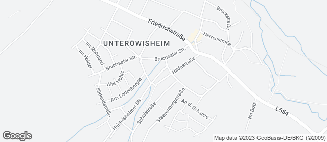 Karte mit Standort von Bäckerei Föckler OHG Filiale - Unteröwisheim kleine Filiale