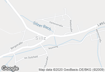 Karte mit Standort von Bäckerei Glaser GmbH
