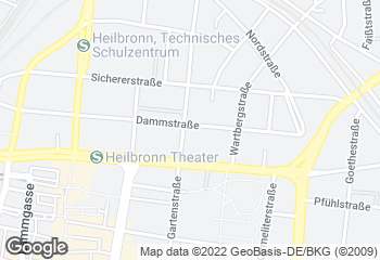 Karte mit Standort von Backhaus Trunk