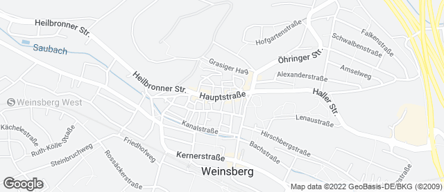 Karte mit Standort von Bäckerei Hönnige