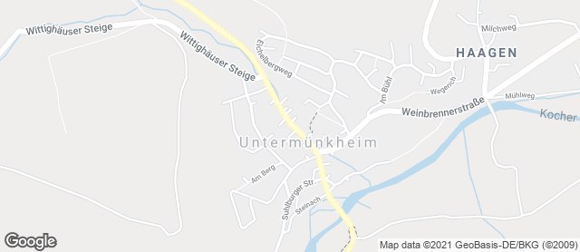Karte mit Standort von Bäckerei Krimmer