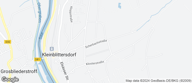 Karte mit Standort von Bäckerei Fritz Strobel GmbH