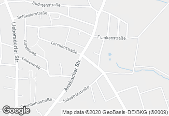 Karte mit Standort von Bäckerei Beck