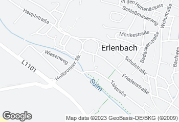 Karte mit Standort von Bäckerei Förch GmbH