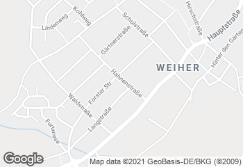 Karte mit Standort von Bäckerei Rolf Heneka
