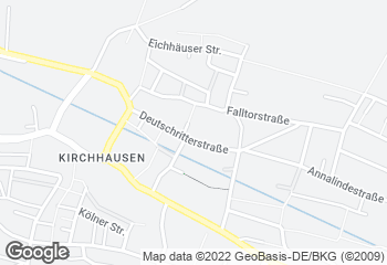 Karte mit Standort von Bäckerei Betz