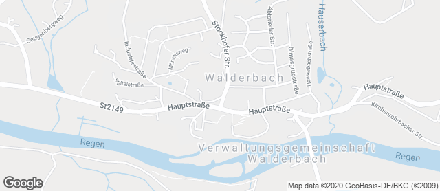 Karte mit Standort von Bäckerei Weingärtner