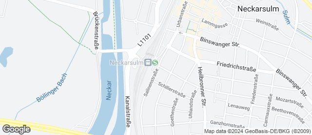 Karte mit Standort von Bäckerei Härdtner - Café am Bahnhof