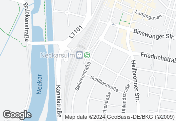 Karte mit Standort von Bäckerei Härdtner - Café am Bahnhof