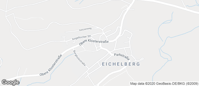 Karte mit Standort von Bäckerei Deusch  Filiale Eichelberg